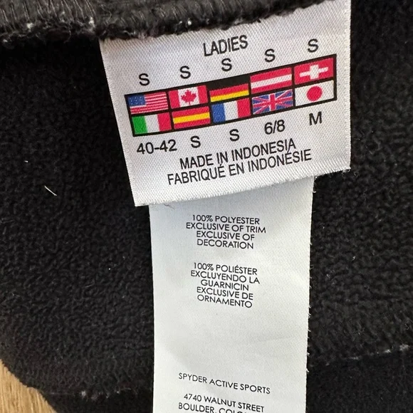 Spyder Black Ski & Snow Jacket Small - Picture 6 of 8